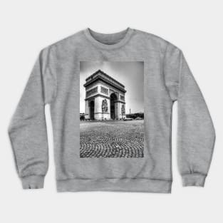 The Arc de Triomphe de l'Etoile, Paris, France Crewneck Sweatshirt